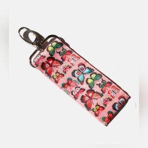 Lip Gloss/ Lip Balm/Lipstick Holder with Clip BNIB Butterfly Design